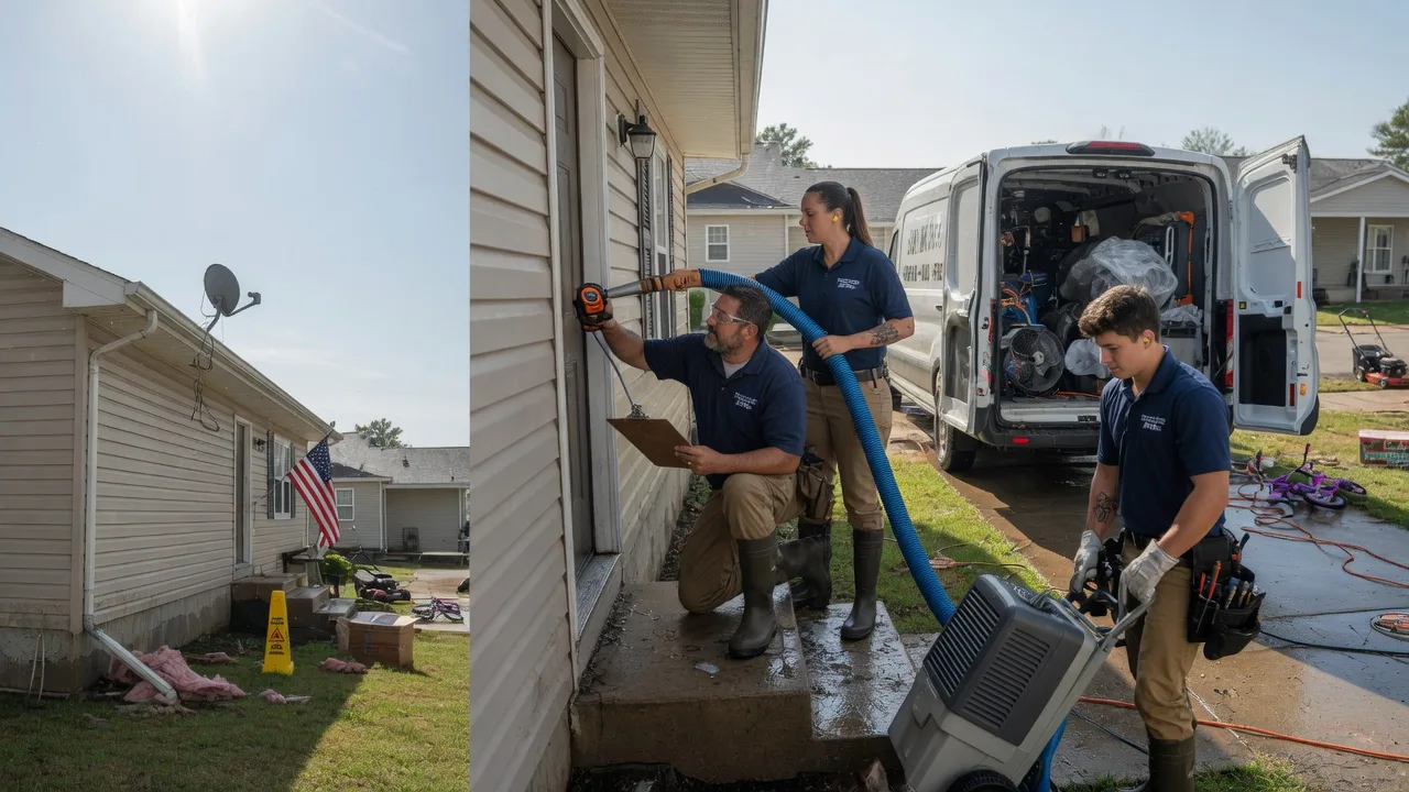 Ceiling Water Damage Restoration in Enloe, TX near me